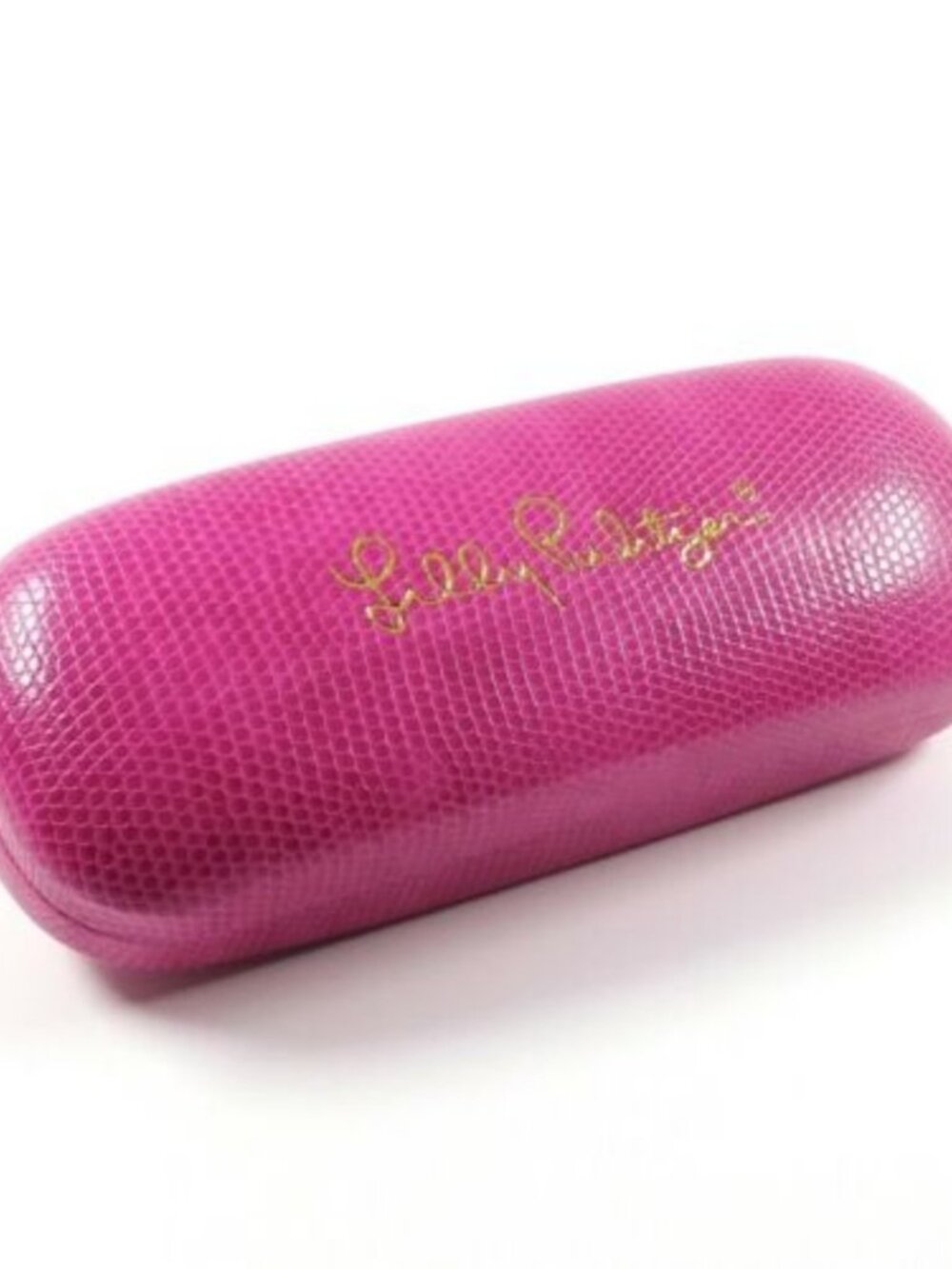 Lilly Pulitzer Pink Eyeglass Sunglass Clam Shell Hard Case
